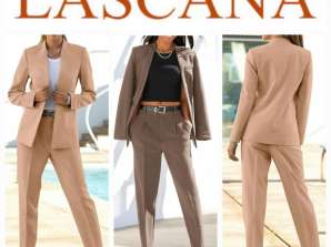 Бизнес костюми: блейзъри и панталони за жени от Lascana. Размери от 36 до 46 включително.