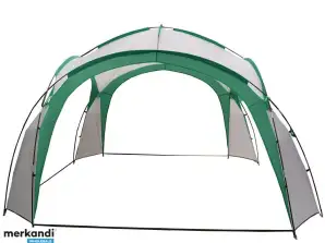 Garden event pavilion tent for picnic + bag - green
