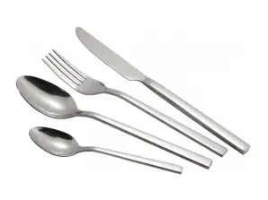 Voltzi söögiriistade komplekt 24 tükki - kahvlid, lusikad, noad - hõbe, OV51512A24