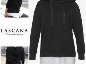 020077 Lascana's 2-in-1 hoodies stellen vrouwen in staat om modieuze looks voor elke dag te creëren en hun humeur aan te passen.