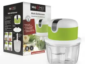 MAXXMEE multi-shredder with USB cable/ capacity of approx. 350 ml white/limegreen