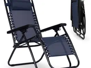 Dārza atpūtas krēsls pludmales krēsls saliekams nulles gravitācija
