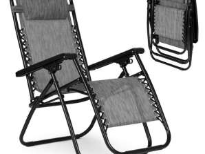 Leżak ogrodowy krzesło plażowe zero gravity