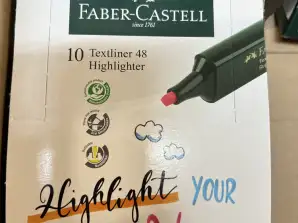 97 бр. Faber-Castell Textliner 48 Хайлайтър Хайлайтър розов, оставащ на склад на дребно
