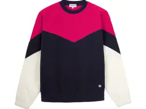 Fuchsia French Disorder Mini Joan Polarfleece Pullover für Kinder