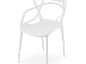 Polypropylen KATO stol - hvit x 4