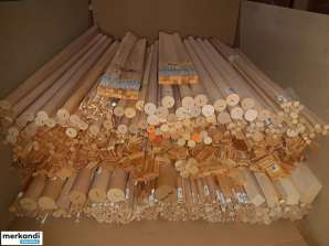 100 kg de bois de hêtre pin, stock restant en gros pour les revendeurs