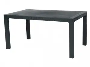 Polypropylene table Rattan 150x90x75cm polypropylene