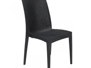 Krzesło z polipropylenu rattanowego