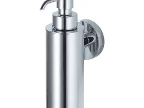 Dispenser di sapone in metallo cromato Kosmos di Haceka - Functional Elegance