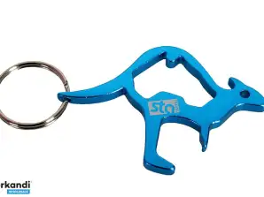 1000 pcs Keychain Bottle Opener Kangaroo, Blue, Special Item Wholesale