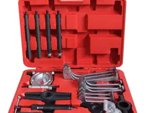 Hydraulic puller set in a practical case with a pulling force of 10 tons