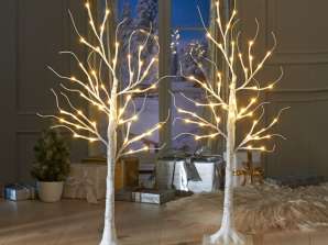 Árvore LED branca