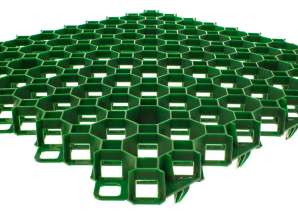 Multigravel Green universalus tinklelis - aukštis 40mm - keliamoji galia iki 120t/m2 - pilnas padėklas 192vnt / 69m2