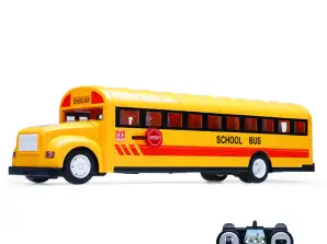 Autobús escolar con mando a distancia E626-003 Doble e, 6 canales