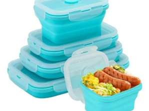Silicone collapsible containers (4 pieces) POPLATE
