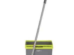 NUOVO | MaxxMee Flat Mop Mop Sistema di mocio incl. panno in microfibra | con confezione originale