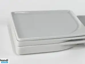 134 pcs. Seltmann Weiden plate square high white, wholesale online shop buy remaining stock