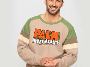 Beige limited edition French Disorder Palm Springs sweaters for men