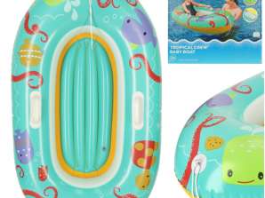 BESTWAY 34009 Baby Swim Ring Wheel Inflatable Boat Inflatable Boat Inflatable Boat Blue 3 45kg