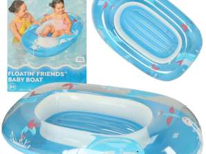 BESTWAY 34037 Rueda de anillo de natación para bebés Bote inflable inflable Asiento de barco Bote inflable Azul 3 45kg