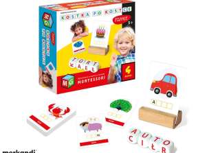 Montessori educatieve speelgoedkubus van Cube Writing 4 kubussen 5 MULTIGAME