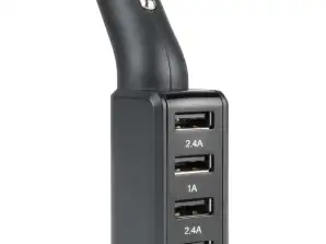 Новые функции! Умное зарядное устройство 12/24 В с 1, 2 или 4 портами USB, 4 800 А-WARE