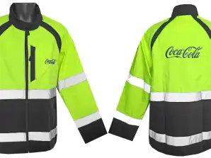 JACKETS SWEATSHIRTS MEN'S WORK JACKETS PROTECTIVE REFLECTIVE GREEN 2XL - 3XL