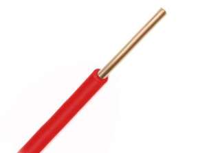 Cable DY H07V-U 2,5mm2 single core red