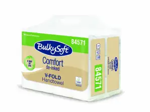 Essuie-tout BulkySoft Comfort, pli en V (ZZ), 2 plis, 24x21 cm, blanc, cellulose