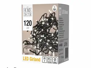120 LED String Light 9m 3m 230V Luz quente