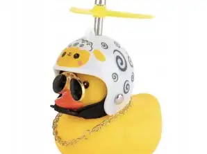 Bicycle light bell duck in helmet Lamb