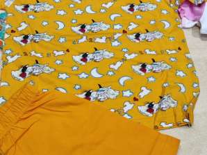 stock of pajamas and night shirts summer cotton to 3 euros