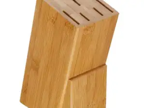 Bambuko peilių stovas 14x9x22cm