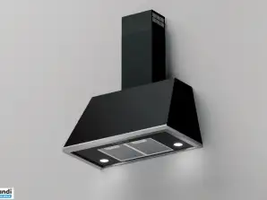 Sagoma Antique 900 Extractor Hood in Black and Stainless Steel