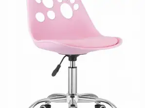 PRINT περιστρεφόμενη καρέκλα - ροζ