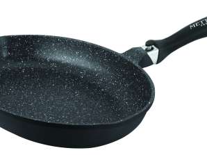 Mettmann Professional Fish Frying Pan 34cm, removable handle with Greblon C2+ coating in 