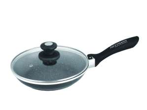Mettmann Professional Frying Pan, removable handle with Greblon C2+ “marble” coating