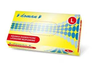 Διαγνωστικά Γάντια Latex - Powder Free L 100 Τεμάχια