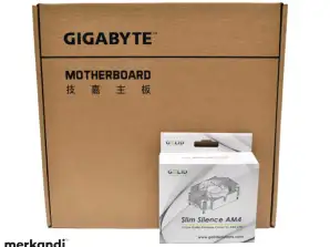 Gigabyte MC12-LE0 Re 1.0 AMD B550 AM4 Ryzen 5000 4000 3000 emolevy + uusi jäähdytys