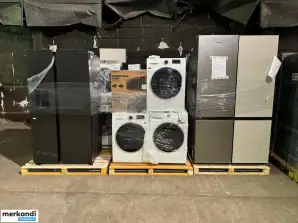 Samsung White Goods Wholesale Mixed Household Appliances Returns Goods - Machines à laver, Lave-vaisselle, Fours, Réfrigérateurs, Côte à côte, Micro-ondes