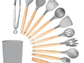 DA64A KITCHEN UTENSILS SET 12EL GREY