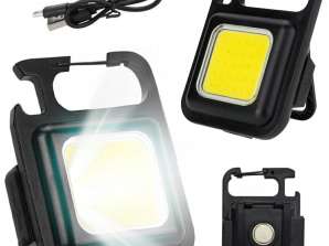 ZD100 PORTE-CLÉS LAMPE DE POCHE COB