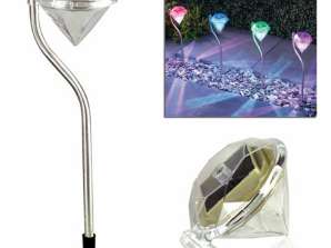 ZD50A GARDEN RGB DIAMOND SOLAR LAMP