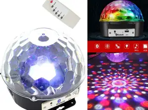 ZS39A PROJECTEUR DE BOULE DISCO BLUETOOTH MP3