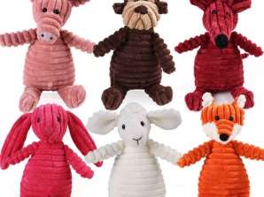 JOUET POUR CHIEN ET CHAT EN PELUCHE MÉLANGE DE MOTIFS