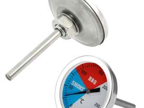 AG254D THERMOMETER FOR GRILL SMOKER 2IN1