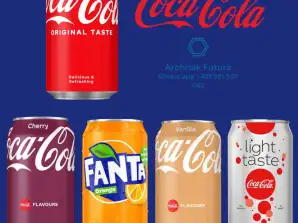 Offre en vrac : Variétés Coca Cola et Fanta 330 ml - 24 unités par caisse, 99 caisses par palette d’Allemagne