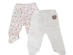 2-packs Code baby trousers with feet
