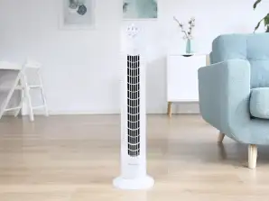 Hvid JAP lydløse tårnventilatorer 76cm